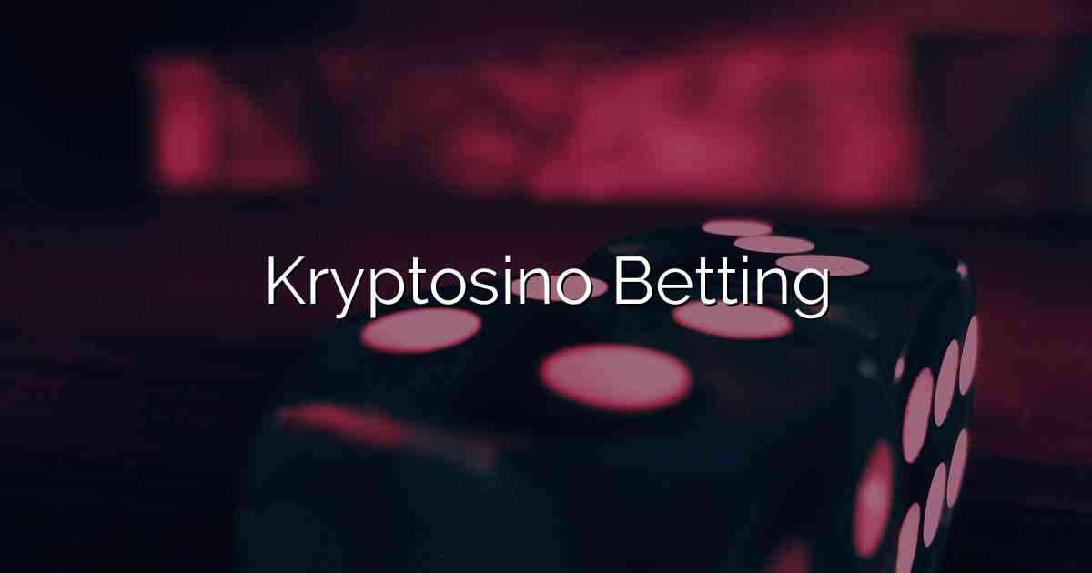 Kryptosino Betting